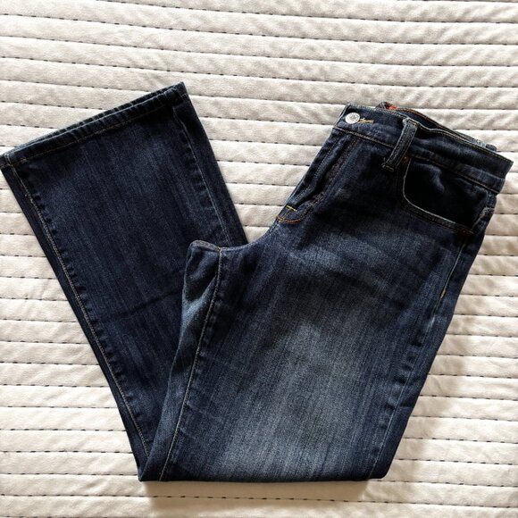 Lucky Brand Sweet Straight Jeans Sz 12/31 Dark Wash Denim - Picture 8 of 8